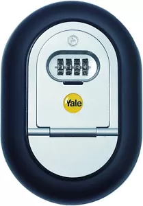 Yale Y5001871 Kombinationsschlüssel Safe, 4-stellig Kombination, Wandmontage, schwarz - Bild 1 von 3