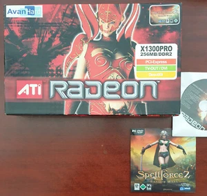 AvanHard ATI Radeon X1300 Pro caja vacia con driver CD + Juego original - Bild 1 von 4