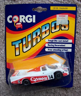 CORGI Turbos Die-Cast Collection Porsche 956 Racing Car CB100 MOC 1985 - Image 1 of 2
