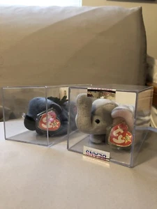 Rare 1995 Righty and 1996 Lefty Authenticated Beanie Babies MWMT Condition - Bild 1 von 11