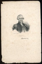 Portrait of Jean-François de La Pérouse: Lithograph of Delpech, 19th century.