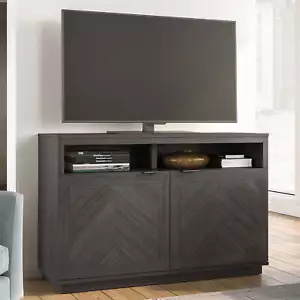 TV Stand for TVs Up To 55” 2-Door TV Stand Console Storage Entertainment Cabinet - Picture 1 of 9