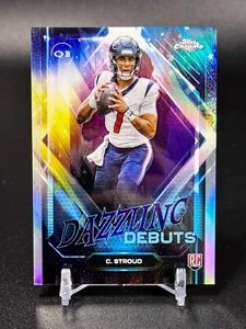 2023 Topps Composite CJ STROUD Dazzling Debuts RC Chrome 1:3396 packs SEND OFFER - Picture 1 of 4