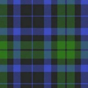 Blackwatch Plaid Fleece Fabric - 60" Wide - Sold by The Yard & Bolt - Picture 1 of 1