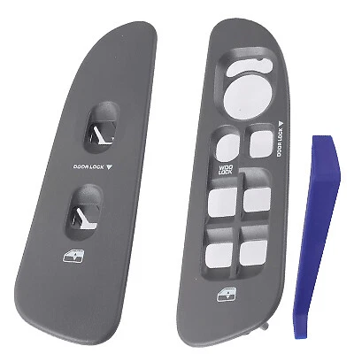 Driver Passenger Window Bezel Panel Gray for 2002-2009 Dodge Ram 1500/2500/3500 Foto 1 de 4