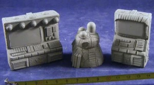 Roleplay 25mm 28mm Scenery D&D Wargame - Computer Banks And Holographic - Picture 1 of 1