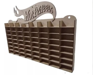 Hot Wheels Display For 64 Cars MDF - Picture 1 of 2