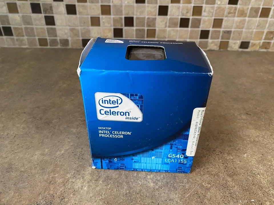 INTEL CELERON G540 SR05J DUAL CORE PROCESSOR 2.5 GHZ SOCKET LGA1155 65W CPU D2-1 - Image 1 of 4