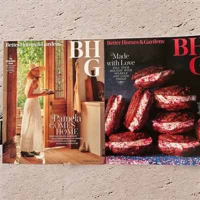 NEW 2024 Better Homes & Gardens Magazines SEPT-Pamela Comes Home & DEC Lot Of 2 - Image 1 of 4
