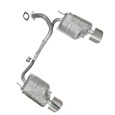 Direct-Fit Exhaust Muffler Assembly Fits: 2007-2008 Hyundai Tiburon 2.0L - Image 1 of 4