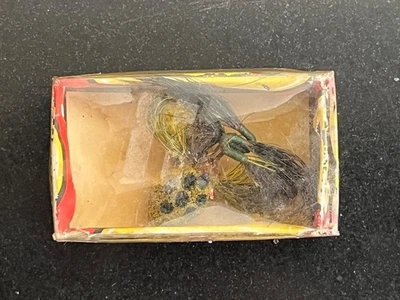 Vintage RARE South Bend 848 hair frog fishing lure with box - Image 1 of 4