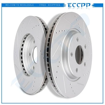Front Brake Discs Rotors For Chevrolet Cobalt Malibu Pontiac Pursuit Saturn Ion - Image 1 of 4