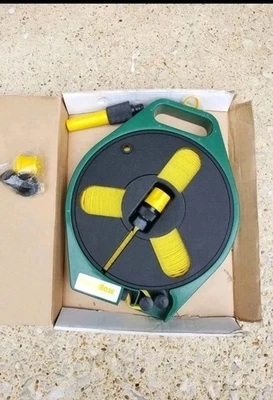 HydroHose 50 Foot Green Expanding Flexible Garden Water Hose with Reel & Nozzle  - Image 1 of 4
