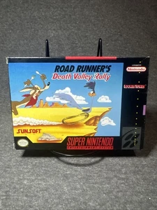 Road Runner's Death Valley Rally Super Nintendo Entertainment System SNES CIB 16 - Foto 1 di 14