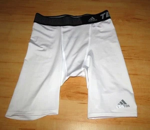 Adidas Laufhose TIGHT Größe Medium TECHFIT Running Sporthose Sportshort Weiß - Bild 1 von 9