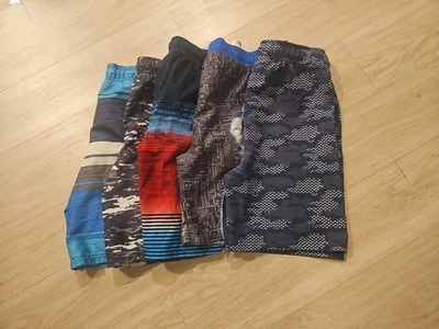 Boys Size 10/12 Swim Short Lot Of 5 Mixed Brands Pre-owned - Image 1 of 4
