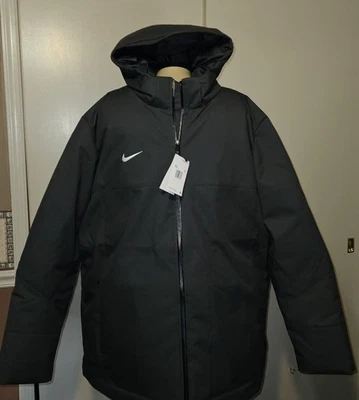 Nike 2XL Hombres Equipo Relleno Parka Storm Fit Chaqueta con Capucha Gris Oscuro DJ6526 060 Foto 1 de 4