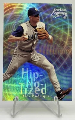 1999 Skybox Thunder ALEX RODRIGUEZ “Hip-No-Tized” REFRACTOR 11 of 15🔥RARE SSP🔥 - Image 1 of 2