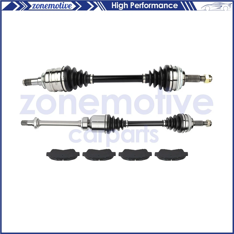 Pastillas de freno delanteras de cerámica + eje CV para Toyota Camry 2,2 L 1992-2001 Foto 1 de 4