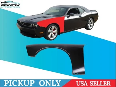 Se adapta a Dodge Challenger 2008-2023 delantero izquierdo lado del conductor panel de guardabarros de acero Foto 1 de 4