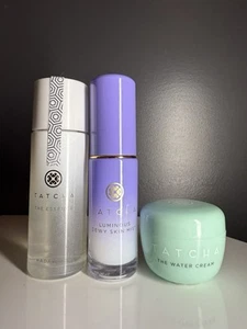 Tatcha Mini Bundle The Essence, Dewey Skin Mist PLUS Mini The Water Cream - Picture 1 of 7