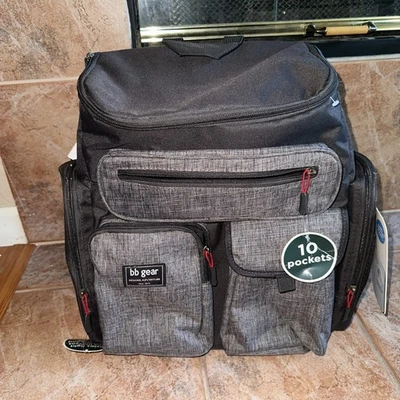 #N68- Mochila Bolsa de Pañales Baby Boom BB Gear Bolsillo para Limpiar y Bolsillos Laterales Aislados Foto 1 de 4