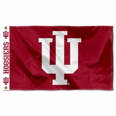 Indiana Hoosiers Printed Header 3x5 Foot Premium Flag - Image 1 of 4