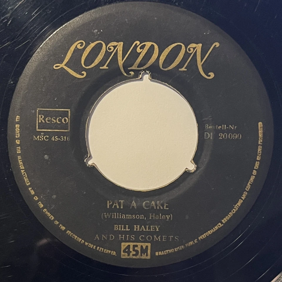 Rock, Pop Bill Haley And His Comets - Pat-A-Cake / Fractured London Records - Image 1 of 2