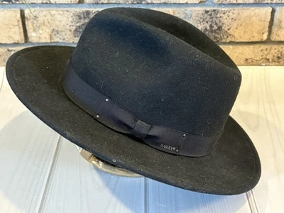 Bailey of Hollywood Curtis LiteFelt Packable Water Resist Fedora Black Large - Image 1 of 4