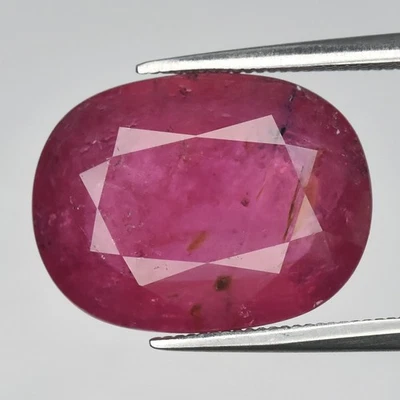 💎 Turmalina rosa natural ovalada de 7,64 quilates 14,5 x 11 mm - sin calefacción, piedras preciosas de África Foto 1 de 4