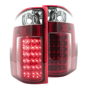 Red Fits 2007-2013 Chevy Silverado 1500 2500Hd 3500Hd Led Tail Lights Left+Right - Picture 1 of 8