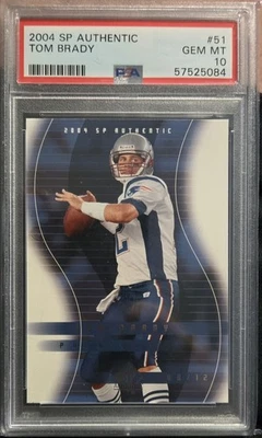 Tom Brady 2004 SP Authentic Base #51 PSA 10 Patriots - Image 1 of 2