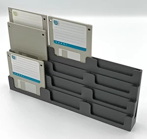 Display Ständer Tower Halter für 3,5" Disketten - hält 12 - Bild 1 von 4