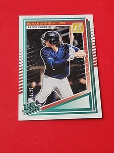 ROMAN ANTHONY 2025 Panini Donruss prueba de artista 11/25 Boston Red Sox #155 - Imagen 1 de 9
