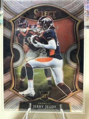 2020 Panini Select #56 Jerry Jeudy Denver Broncos RC - Image 1 of 2