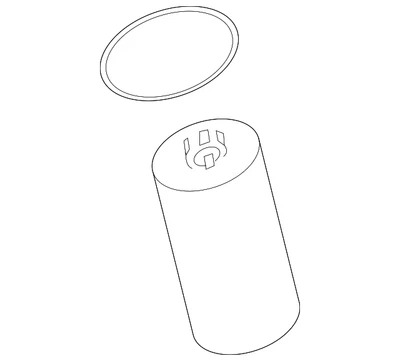 Elemento de filtro de aceite de motor original Mercedes-Benz 000-180-30-09 Foto 1 de 2