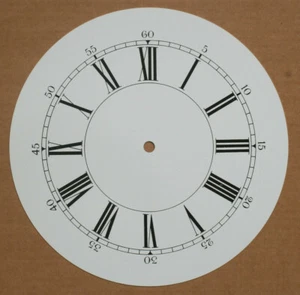 9.13/16 inch 250mm WHITE ROMAN ALUMINIUM CLOCK DIAL - Picture 1 of 1