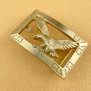 1pc Heavy-duty Solid Brass Belt Buckle 4cm Inner Width Eagle Shaped Durable DIY - Picture 1 of 6