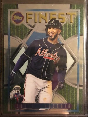 2022 Topps Finest Flashbacks #151 Eddie Rosario Atlanta Braves - Image 1 of 2