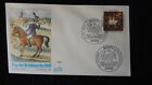Germany 1983 FDC stamp day posthorn horses postal philatelic