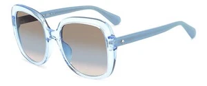Neue Kate Spade NY Wenona/G/S eckige Damen-Sonnenbrille, blau/braun schattiert 56 mm - Bild 1 von 4