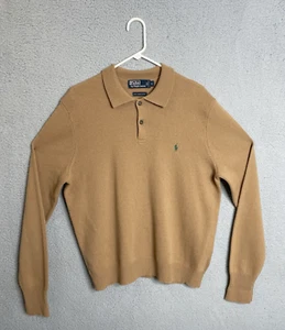 Suéter de Lana Polo Ralph Lauren Corderos Para Hombre Grande Beige De Colección - Imagen 1 de 21