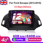 Android12 9" CarStereo Radio For Ford Escape 2013-2017 GPS SAT NAV 4G WIFI 4+64G