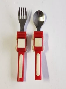 Kids Toddler Fork And Spoon Truck Set Red Urban Trend Funwares Construction - Picture 1 of 13