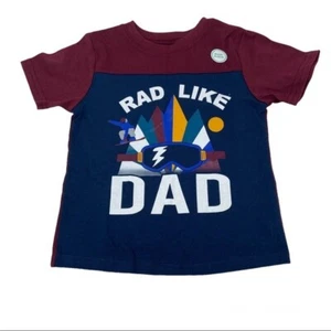 Garanimals Jungen 2T/NP2 zweifarbig burgunderrot & blau Top neu mit Etikett - Bild 1 von 3