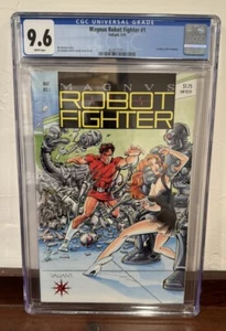 Cómics de Valiant de Magnus Robot Fighter #1 (1991) CGC 9,6 páginas blancas - Imagen 1 de 2