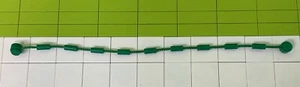 2x LEGO Green String w/ End Studs 21L overall w/ Rope Climbing Grips G2545 - Picture 1 of 1