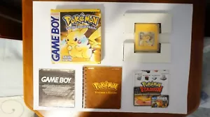 Pokemon Edición Amarillo Game Boy Nintendo Gameboy Amarilla ESP Español Caja PA - Imagen 1 de 19