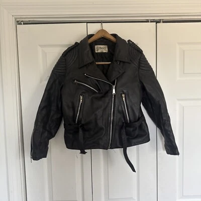 复古 Schott 运动装皮夹克,18 码韩国 — 第 1/4 张图片