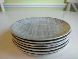7 Vintage MCM Blue Ridge Silhouette Dessert or Bread Plates Southern Potteries - Picture 1 of 6